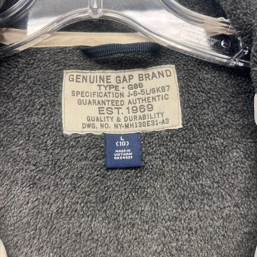Gap Youth LG Jacket Y2K Retro Preppy Casual NOC3629